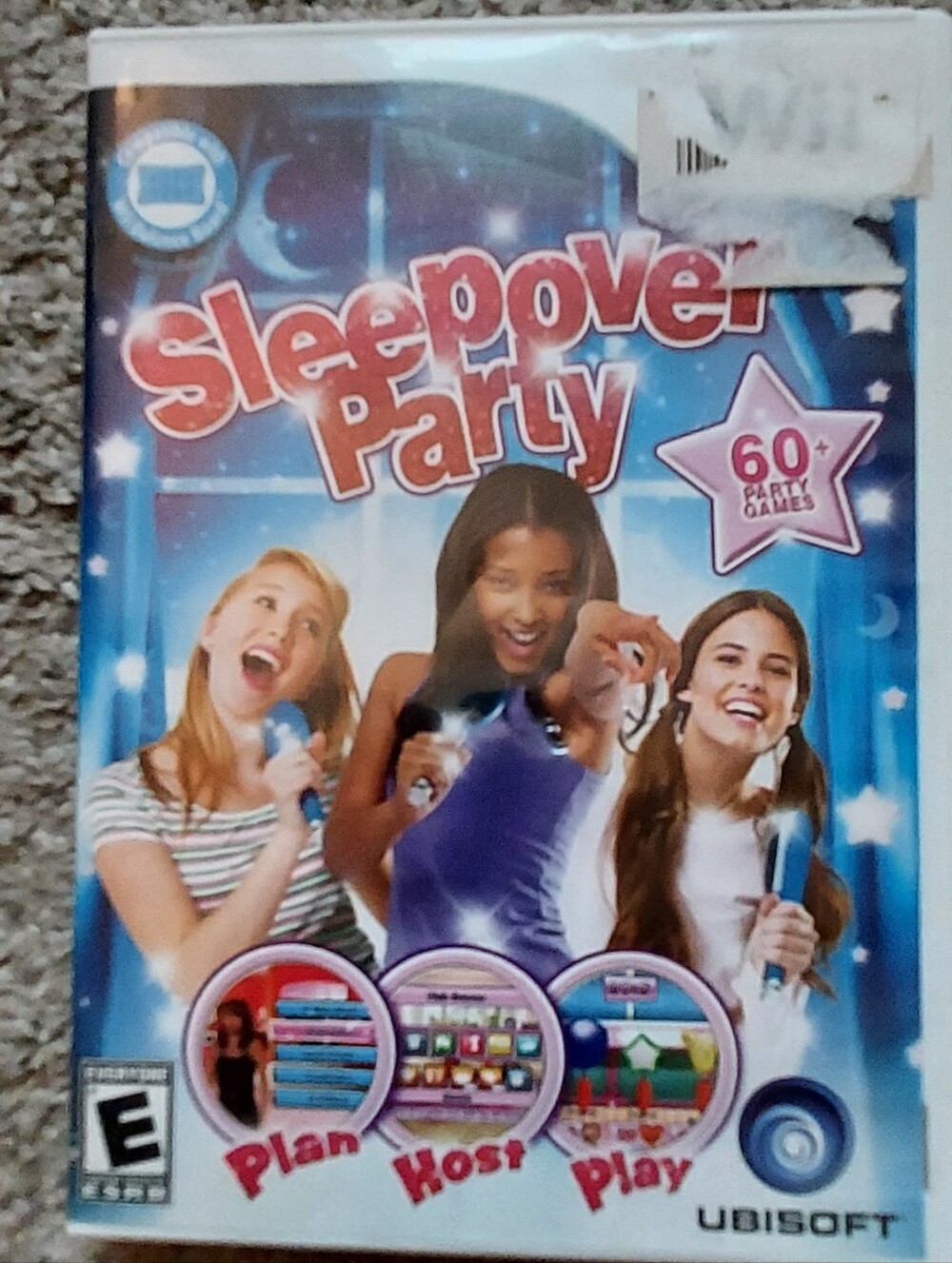 Sleepover Party Nintendo Wii 2009 Game Case Booklet Girl Games Teen Fun